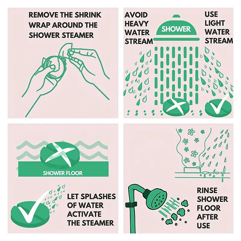 AROMA SHOWER STEAMERS