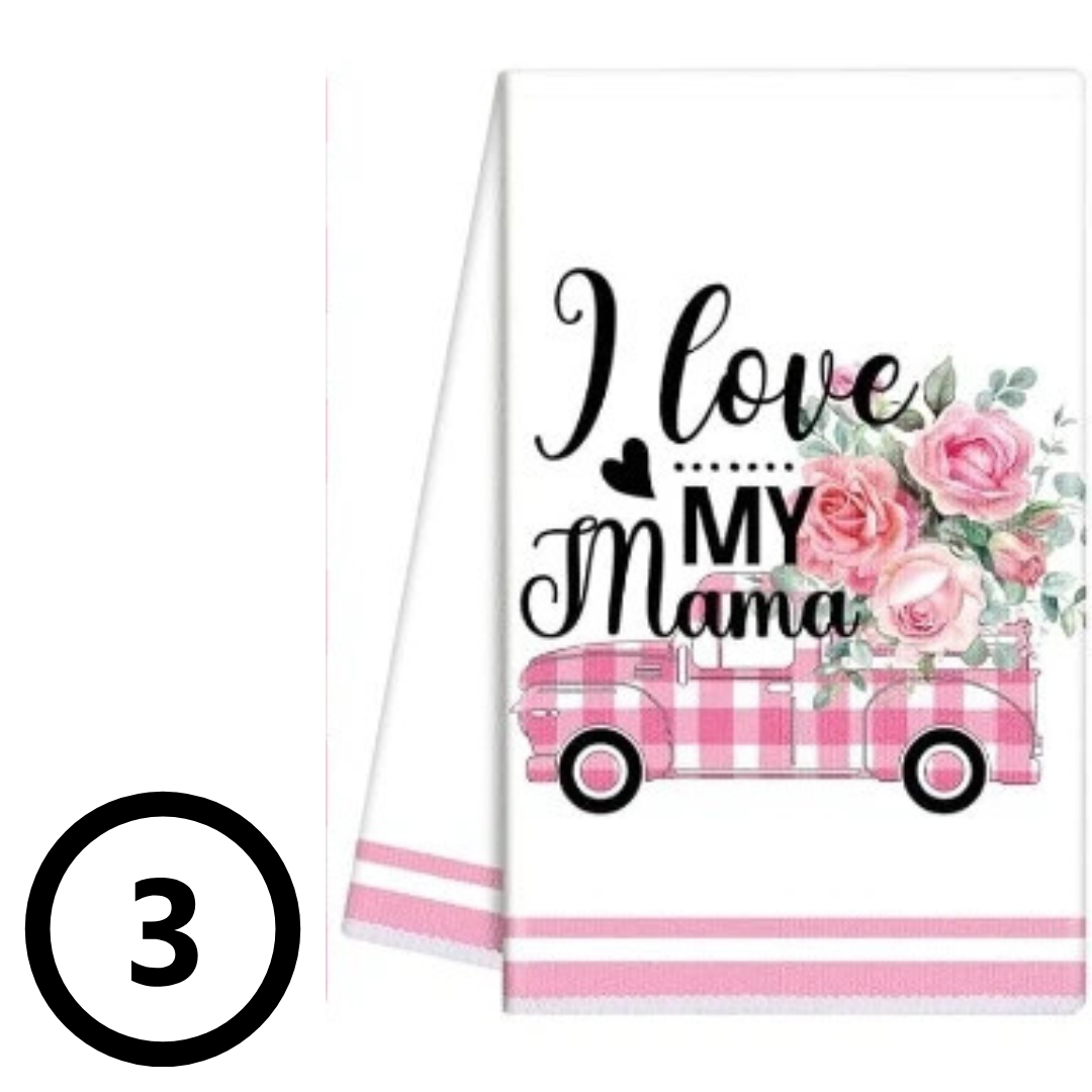 MOTHERS DAY TEA AND TEA TOWEL GIFT