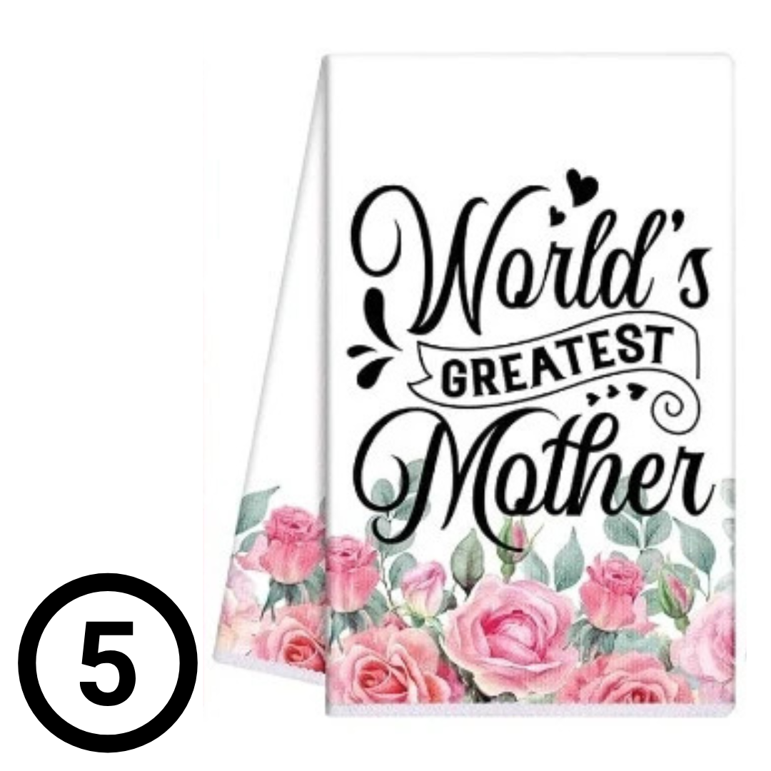 MOTHERS DAY TEA AND TEA TOWEL GIFT
