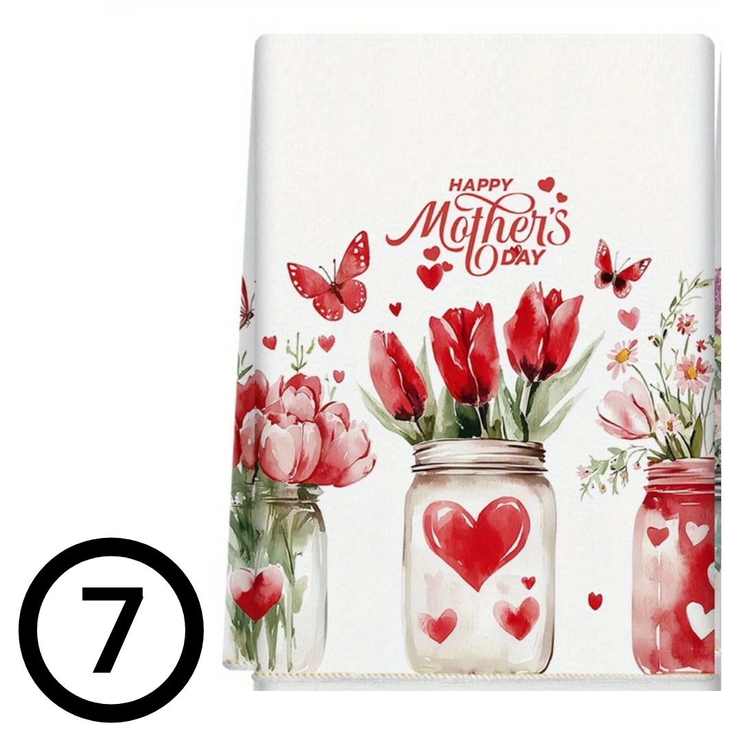 MOTHERS DAY TEA AND TEA TOWEL GIFT