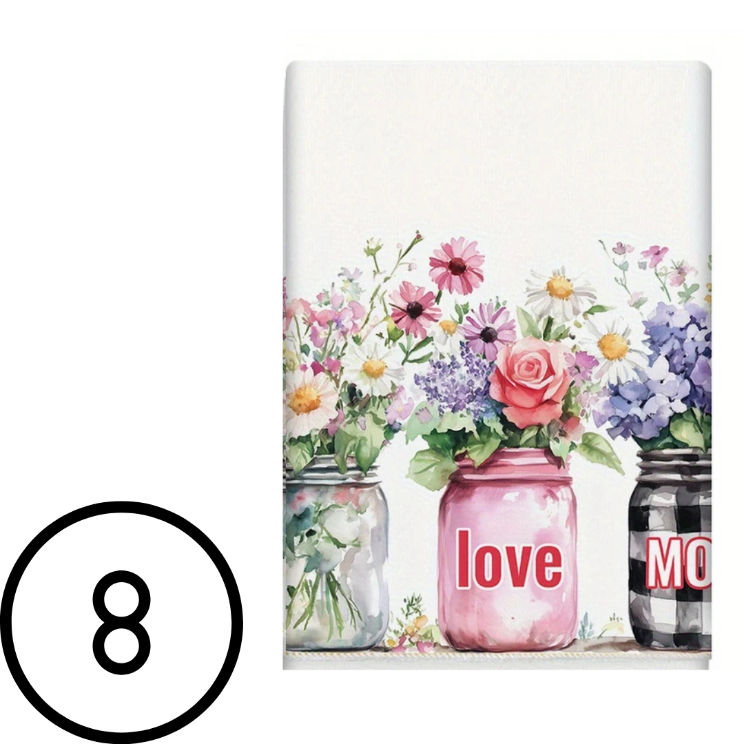 MOTHERS DAY TEA AND TEA TOWEL GIFT