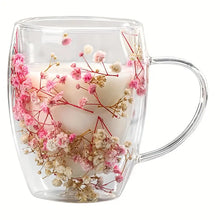 Load image into Gallery viewer, FLOWER GLASS MUG  - LARGE
