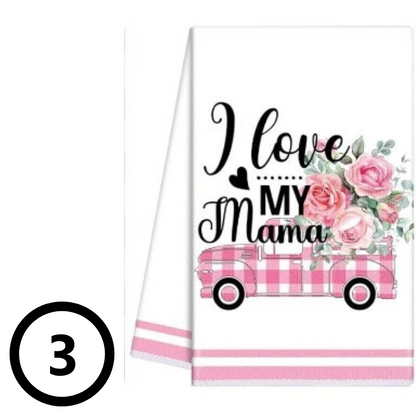 MOTHERS DAY TEA AND TEA TOWEL GIFT
