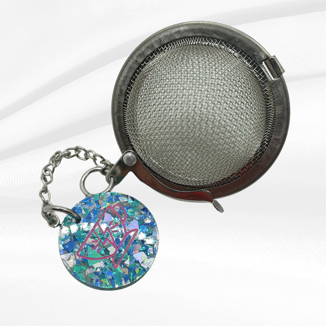 TEA BALL WITH CHAIN - TEA INFUSER